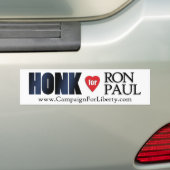 Honk für Ron Paul Autoaufkleber (Auf Auto)