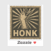 Honk Goose Funny Duck Chicken Meme Aufkleber (Blatt)