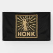 Honk Goose Funny Duck Chicken Meme Banner (Horizontal)