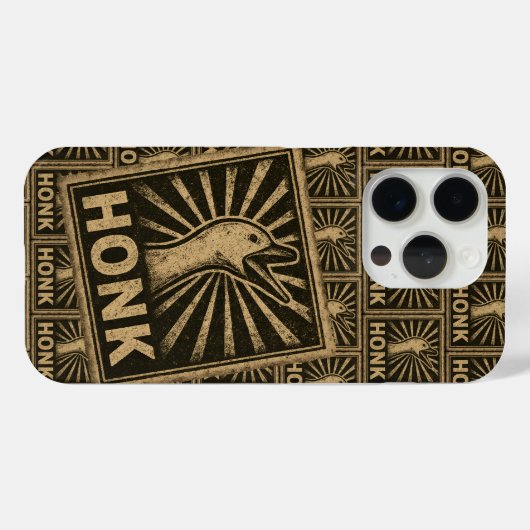 Honk Goose Funny Duck Chicken Meme Case-Mate iPhone Hülle (Rückseite (Horizontal))