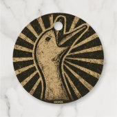 Honk Goose Funny Duck Chicken Meme Geschenkanhänger (Rückseite)