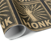 Honk Goose Funny Duck Chicken Meme Geschenkpapier (Rolleneckpunkt)