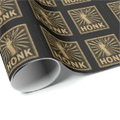 Honk Goose Funny Duck Chicken Meme Geschenkpapier (Rolleneckpunkt)