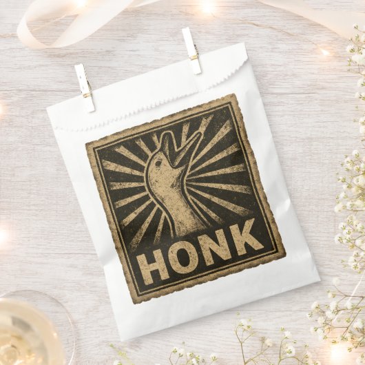Honk Goose Funny Duck Chicken Meme Geschenktütchen (Ausgeschnitten)