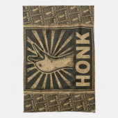Honk Goose Funny Duck Chicken Meme Geschirrtuch (Vertikal)