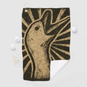 Honk Goose Funny Duck Chicken Meme Golfhandtuch (Insitu)