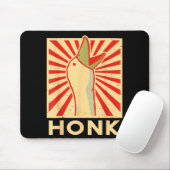 Honk Goose - Funny Duck Chicken Meme Idea Mousepad (Mit Mouse)
