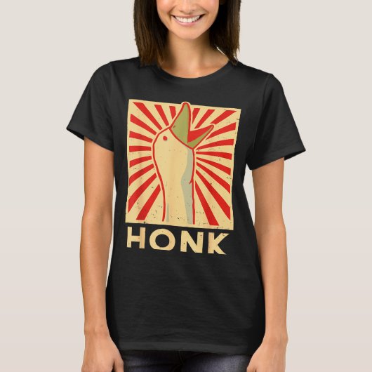 Honk Goose - Funny Duck Chicken Meme Idea T-Shirt (Vorderseite)