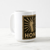 Honk Goose Funny Duck Chicken Meme Kaffeetasse (Vorderseite Links)