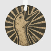 Honk Goose Funny Duck Chicken Meme Ornament (Rückseite)