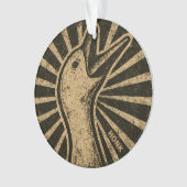 Honk Goose Funny Duck Chicken Meme Ornament (Vorderseite)