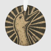 Honk Goose Funny Duck Chicken Meme Ornament (Vorderseite)