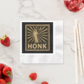 Honk Goose Funny Duck Chicken Meme Serviette (Beispiel)