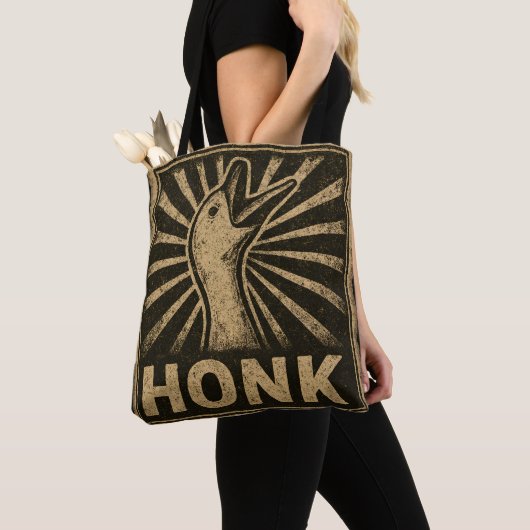 Honk Goose Funny Duck Chicken Meme Tasche (Von Nahem)