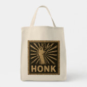 Honk Goose Funny Duck Chicken Meme Tragetasche (Rückseite)