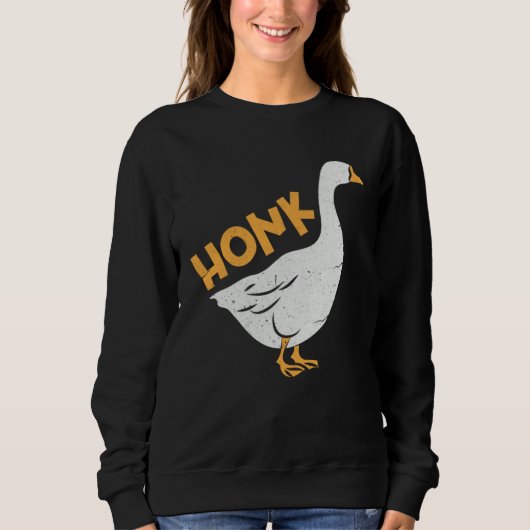Honk Goose Gamer Meme Sweatshirt (Vorderseite)