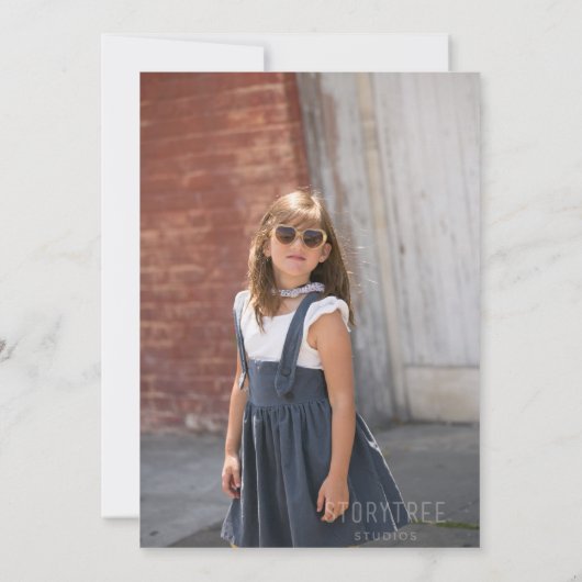 Honk Honk Blue Typographic Drive by Grad Party Einladung (Rückseite)