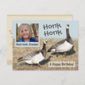 Honk Honk + Opa Geburtstag CC0317 Postkarte (Vorne/Hinten)