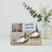 Honk Honk + Opa Geburtstag CC0317 Postkarte (Stehend Vorderseite)