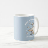 Honk If You Love Tea Cute Goose Mug Kaffeetasse (VorderseiteRechts)