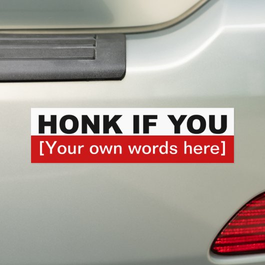 honk-if-you-template-02 autoaufkleber (Auf Auto)