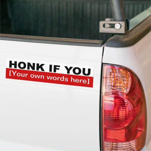 honk-if-you-template-02 autoaufkleber (Auf Lkw)