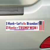 Honk Let's go Brandon Autoaufkleber (Auf Auto)