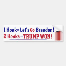 Honk Let's go Brandon Autoaufkleber