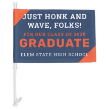 Honk n Wave Grad Sign