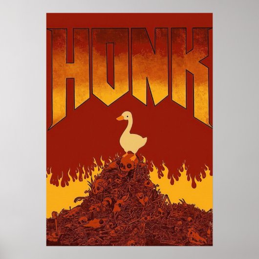 Honk of Doom: The Goose Rises" Poster (Vorne)