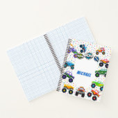 Honk piep Monster LKW Junge Notizblock (Innenseite)