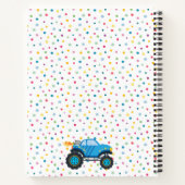 Honk piep Monster LKW Junge Notizblock (Rückseite)