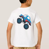 Honk Piep Monster Trucks Junge Geburtstag T-Shirt (Rückseite)