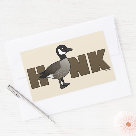 HONK RECHTECKIGER AUFKLEBER (Umschlag)