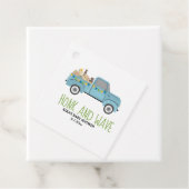 Honk & Wave Drive Thru Baby Dusche Blue Truck Geschenkanhänger (Beispiel)