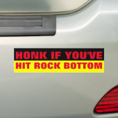 HONK, WENN SIE AUF DIE ROCKBOTTOM HABEN AUTOAUFKLEBER (Auf Auto)