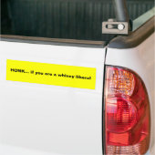 HONK…, wenn Sie ein whiney Liberaler sind Autoaufkleber (Auf Lkw)