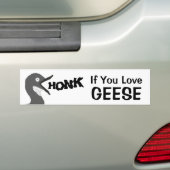 HONK, wenn Sie Gänse Liebe (mit Bild) Autoaufkleber (Auf Auto)