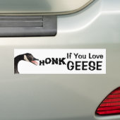 HONK, wenn Sie Gänse Liebe (mit Foto) Autoaufkleber (Auf Auto)