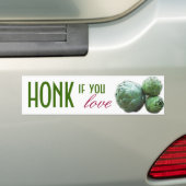 HONK wenn Sie Liebe Artischocken - Autoaufkleber (Auf Auto)