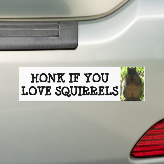 HONK WENN SIE LIEBE-EICHHÖRNCHEN AUTOAUFKLEBER (Auf Auto)