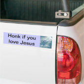 Honk wenn Sie Liebe Jesus 2 Autoaufkleber (Auf Lkw)
