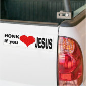 honk wenn Sie Liebe Jesus Autoaufkleber (Auf Lkw)