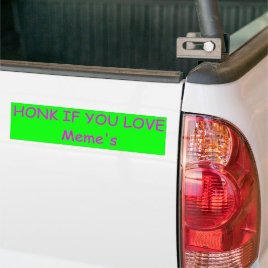 HONK WENN SIE LIEBE Memes AUTOAUFKLEBER (Auf Lkw)