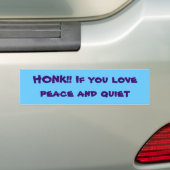 HONK!! Wenn Sie lovepeace und Ruhe Autoaufkleber (Auf Auto)