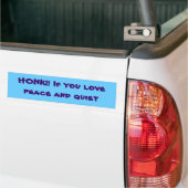 HONK!! Wenn Sie lovepeace und Ruhe Autoaufkleber (Auf Lkw)