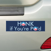 HONK, wenn Sie PO'd sind Autoaufkleber (Auf Auto)