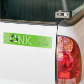 Honk, wenn Sie recyceln - Autoaufkleber (Auf Lkw)