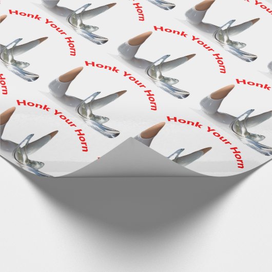 Honk Your Horn Geschenkpapier (Ecke)