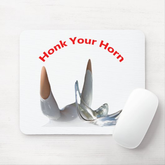 Honk Your Horn Mousepad (Mit Mouse)